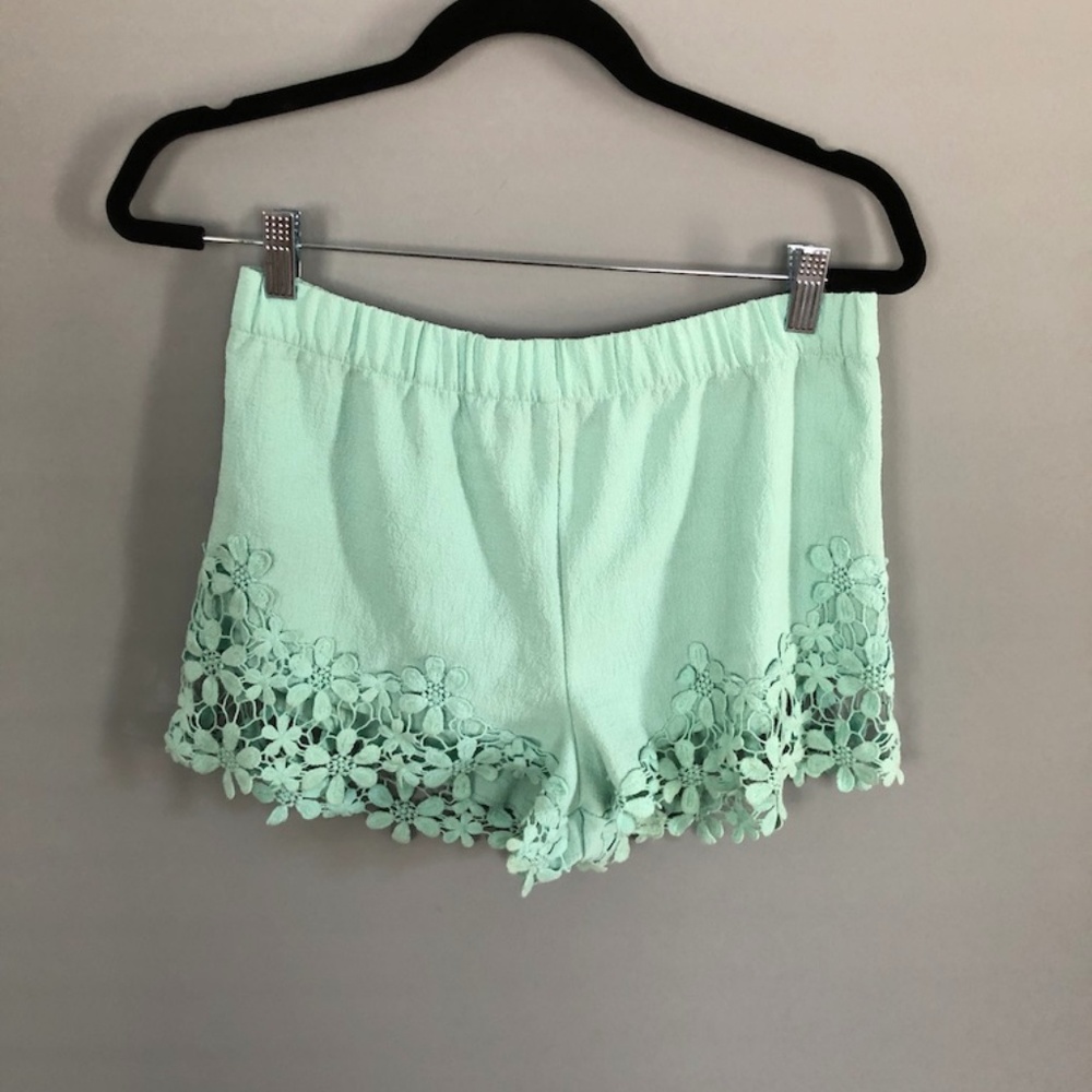 Turquoise Shorts - Picture 2 of 3